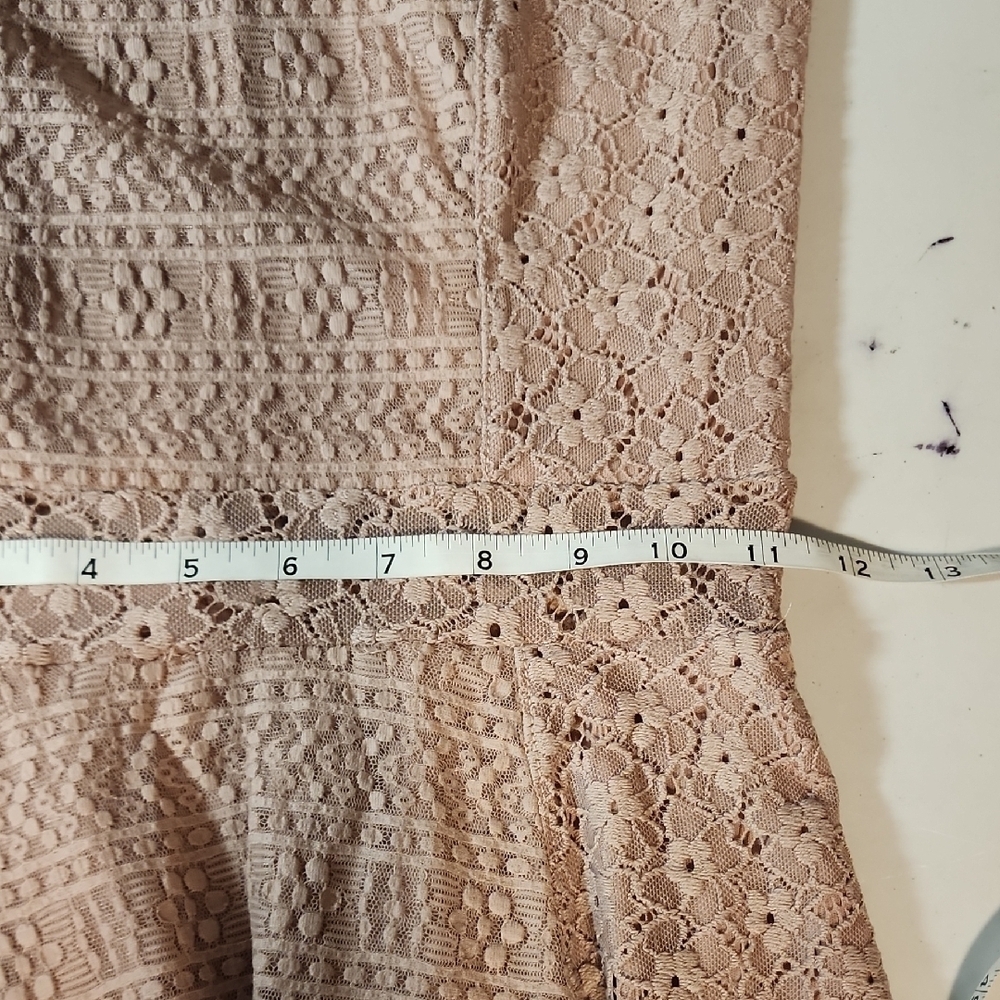 H&M Pink Fit and Flare Mini Dress In Size 0 - Picture 6 of 10